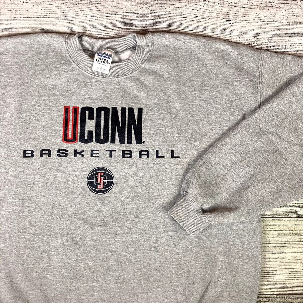 Vintage University of Connecticut College Basketball Crewneck